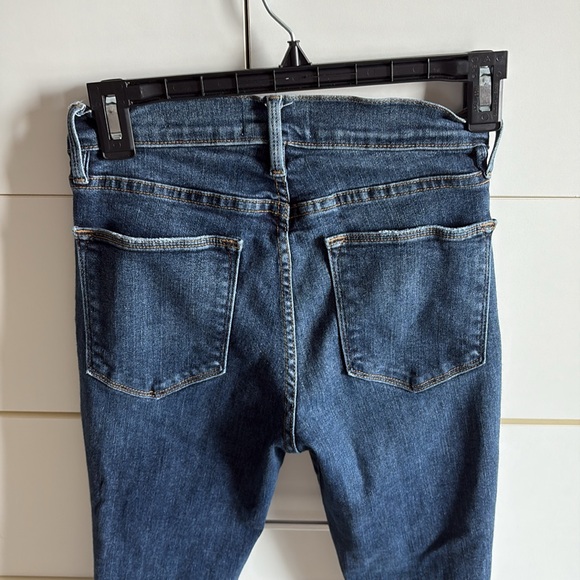 Frame Denim Dark Blue Skinny Jeans ( Le High Skinny model) size 24 - Picture 6 of 12